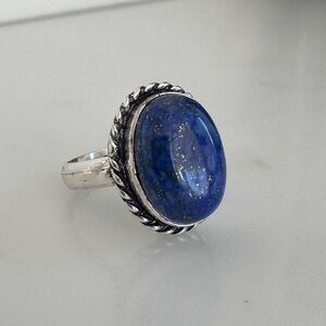 NWOT Sundance Stargazer Ring, Lapis Lazuli, Sterling Silver